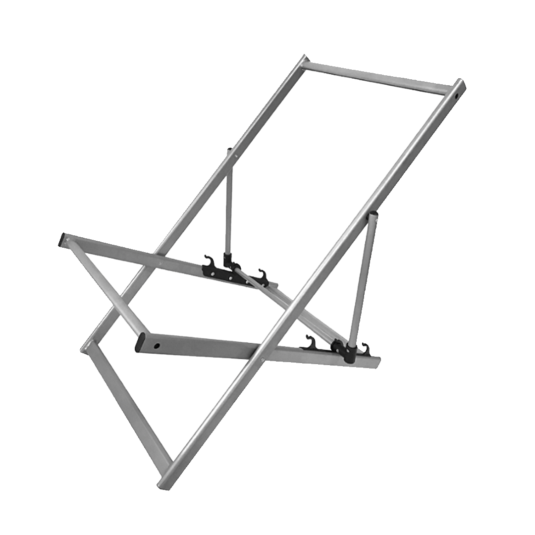 Aluminium Liegestuhl mit Logo