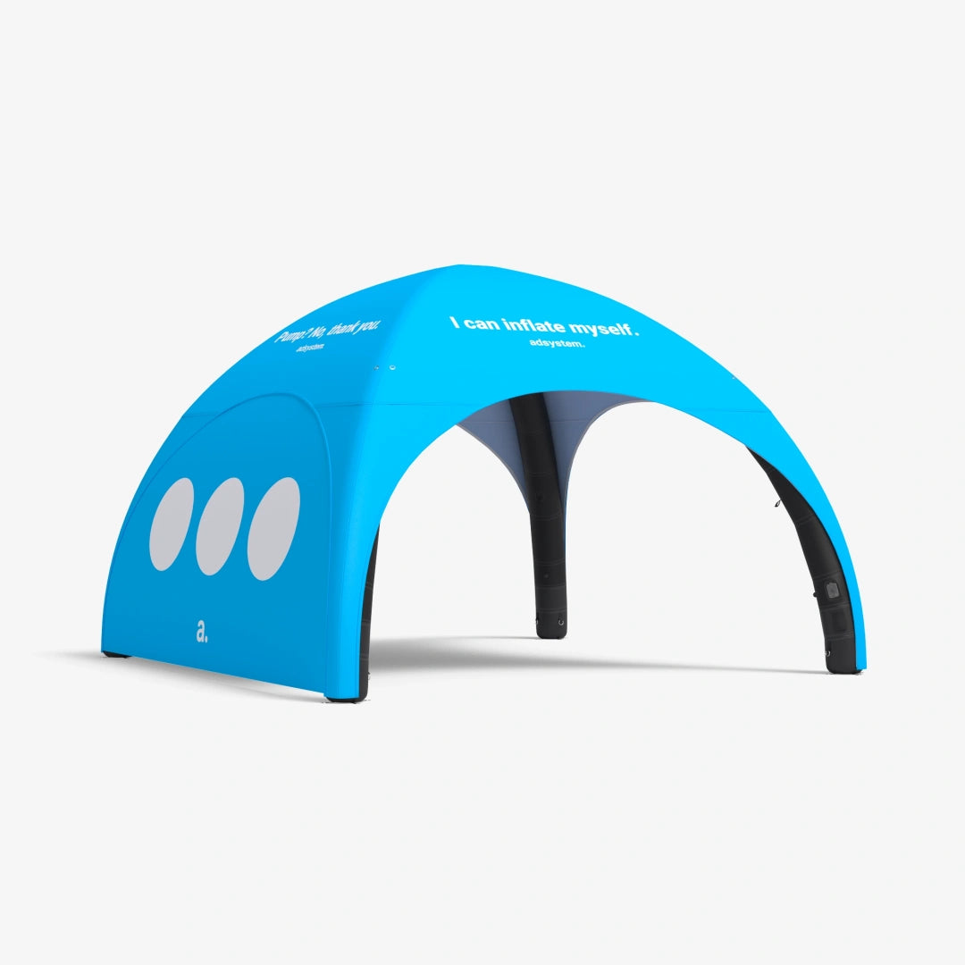 G‑Tent AutoAir – Aufblasbares Werbezelt mit integrierter Akku‑Pumpe (3×3 / 4×4 / 5×5 / 6x6)