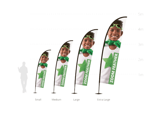 Beachflag SignFlag Plus gerade