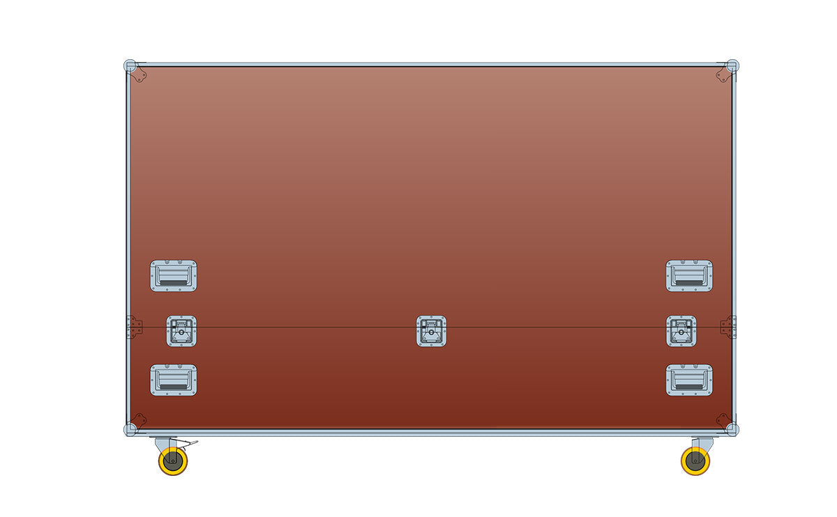 Bildschirm 86" Touchscreen 4K mit Transportkoffer