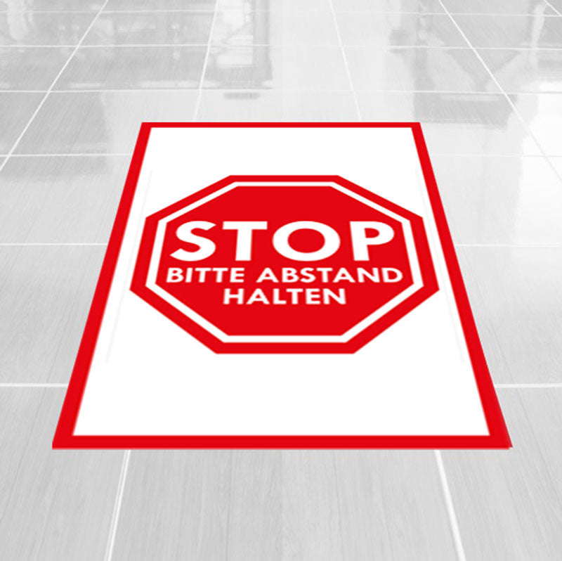 Bodenaufkleber 80 x 60 cm