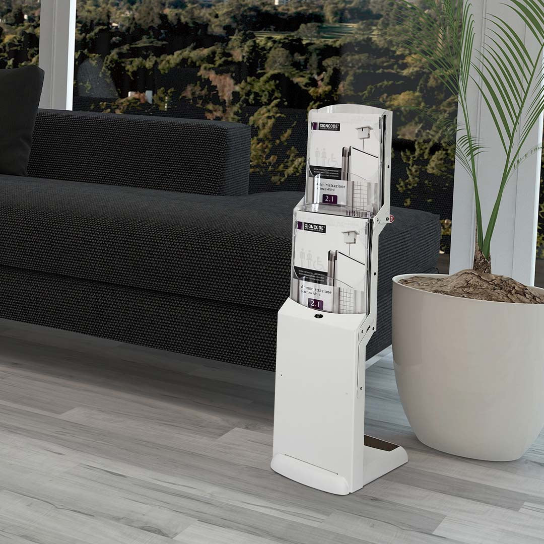 Bodenständer faltbar Real Bianco A4