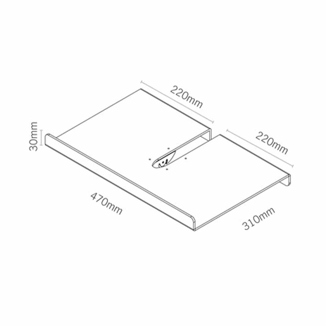 DIN A4 Ablage für Pad-Woman