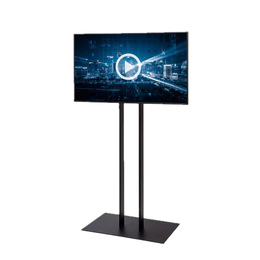Werbebildschirm mit Bodenständer