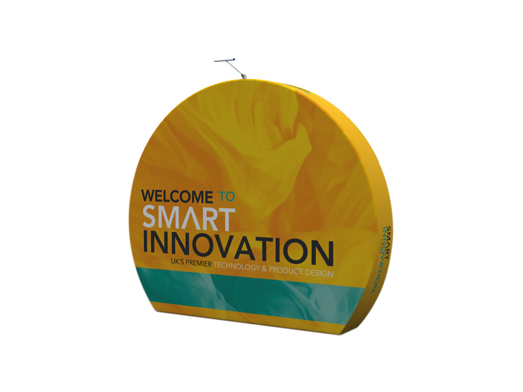 Mobile Messewand Easy Pro 3D-Rund