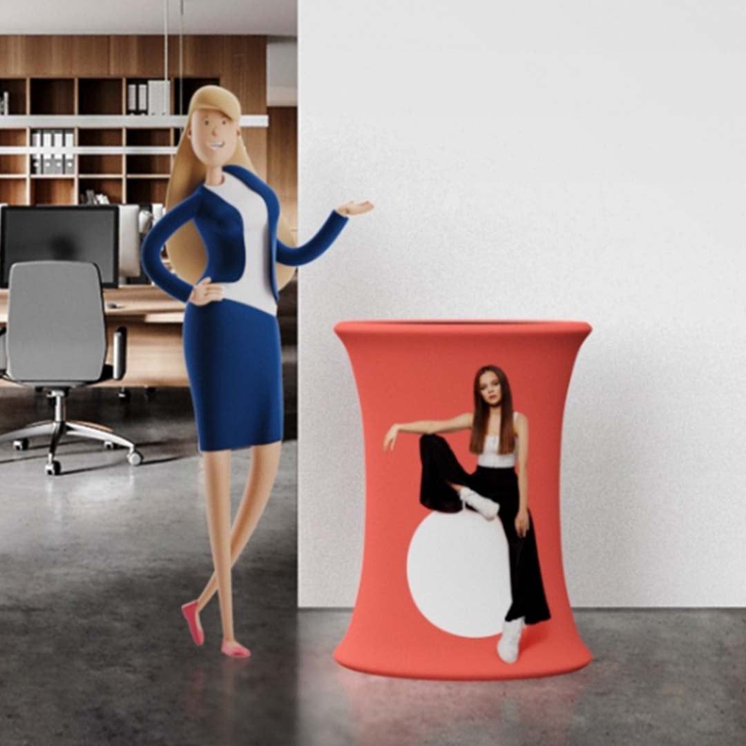 Werbetheke Easy Pro Oval