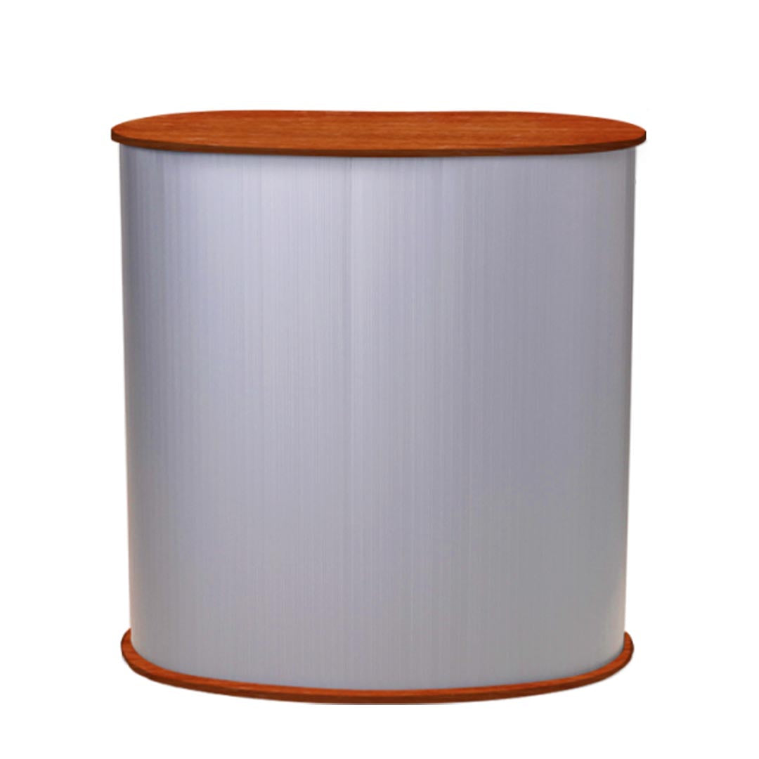 Messetheke gebogen mit Tasche "Eco-1"