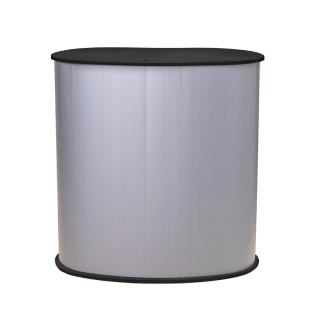 Messetheke gebogen mit Tasche "Eco-1"