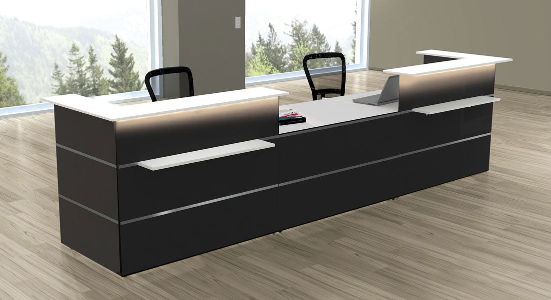 Empfangstheke Anthrazit Design