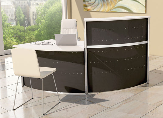 Günstige Empfangstheke Office gerundet