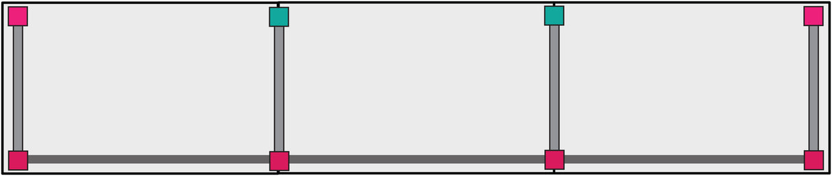 Empfangstresen gerade ISOframe ISObar