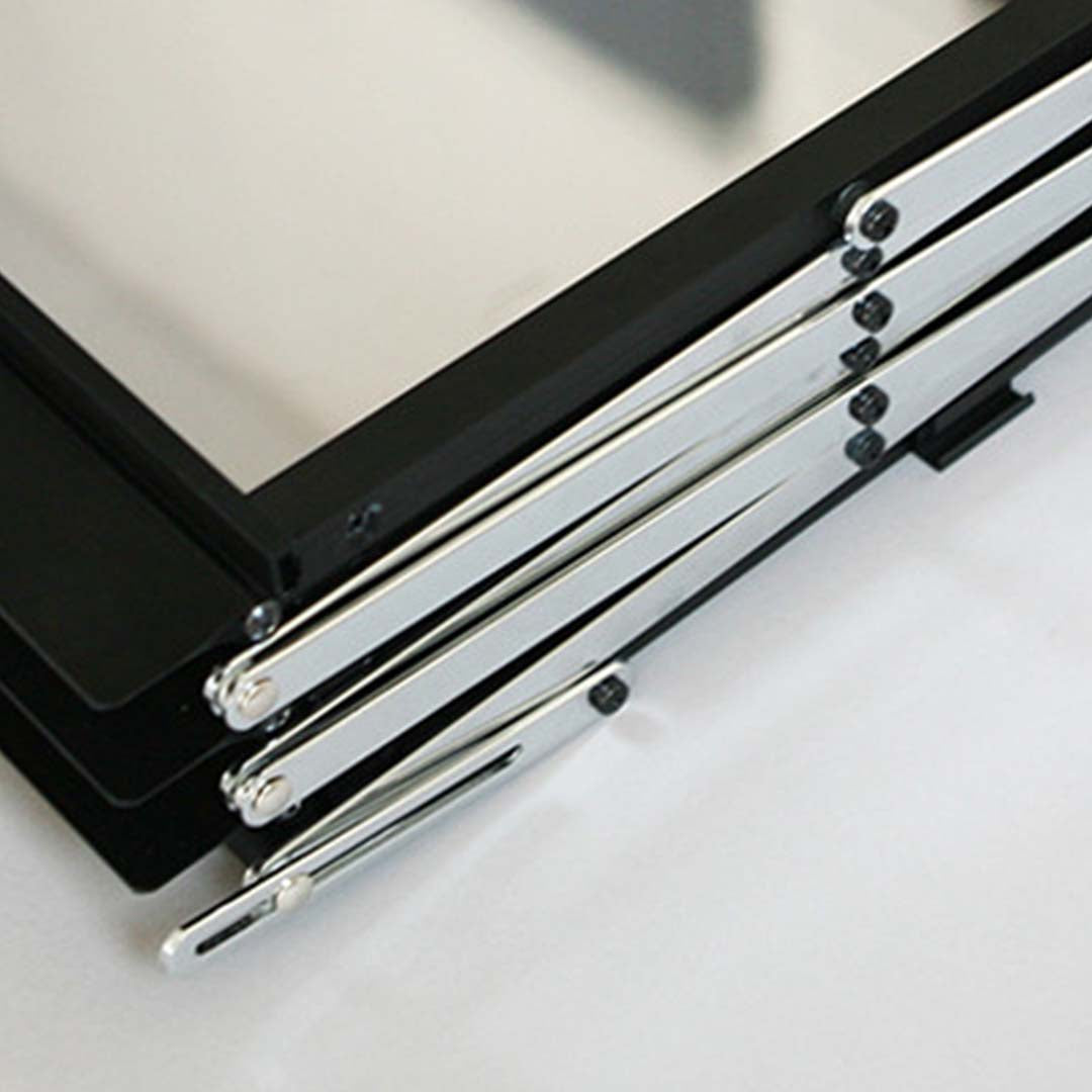 Faltbarer Prospektaufsteller DIN A5 - mit Koffer