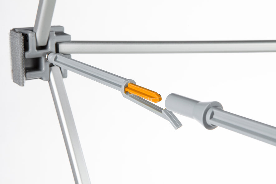 Faltdisplay gebogen "HM TexPro curved"