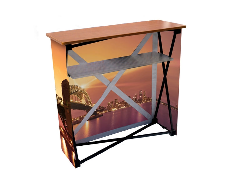 Falttheke mit Trolley "Counter Textil"