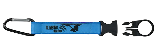 Flaschenhalter mit Karabiner inkl. Werbedruck