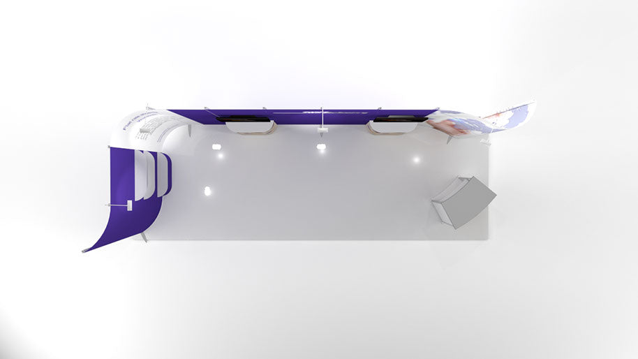 Flexibler Messestand 6x2m