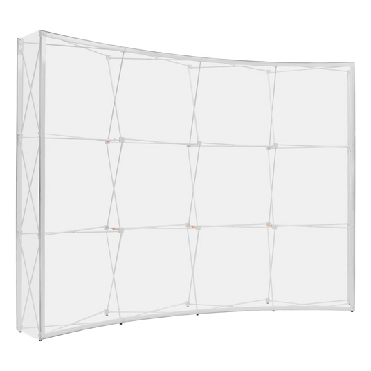 Fold-It TEXframe Sponsorenwand gebogen