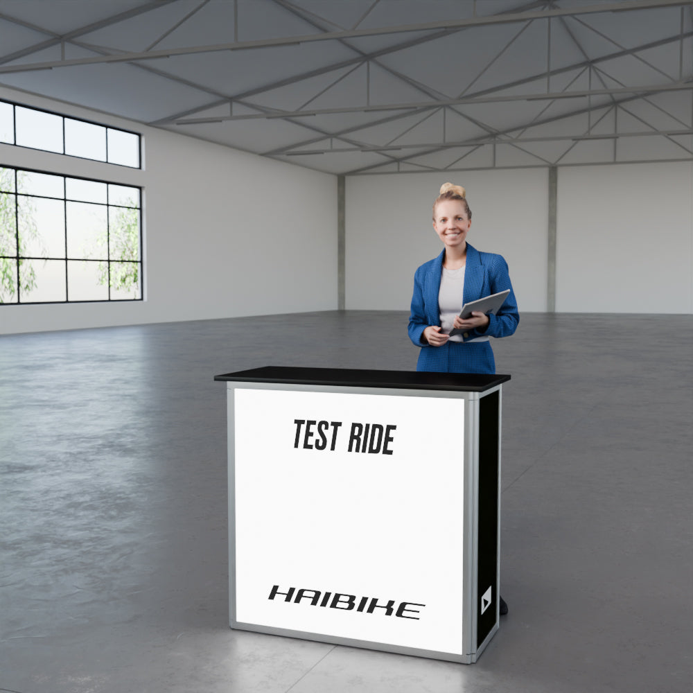 Mobile Messetheke abschließbar "AluFold Pro 1L"