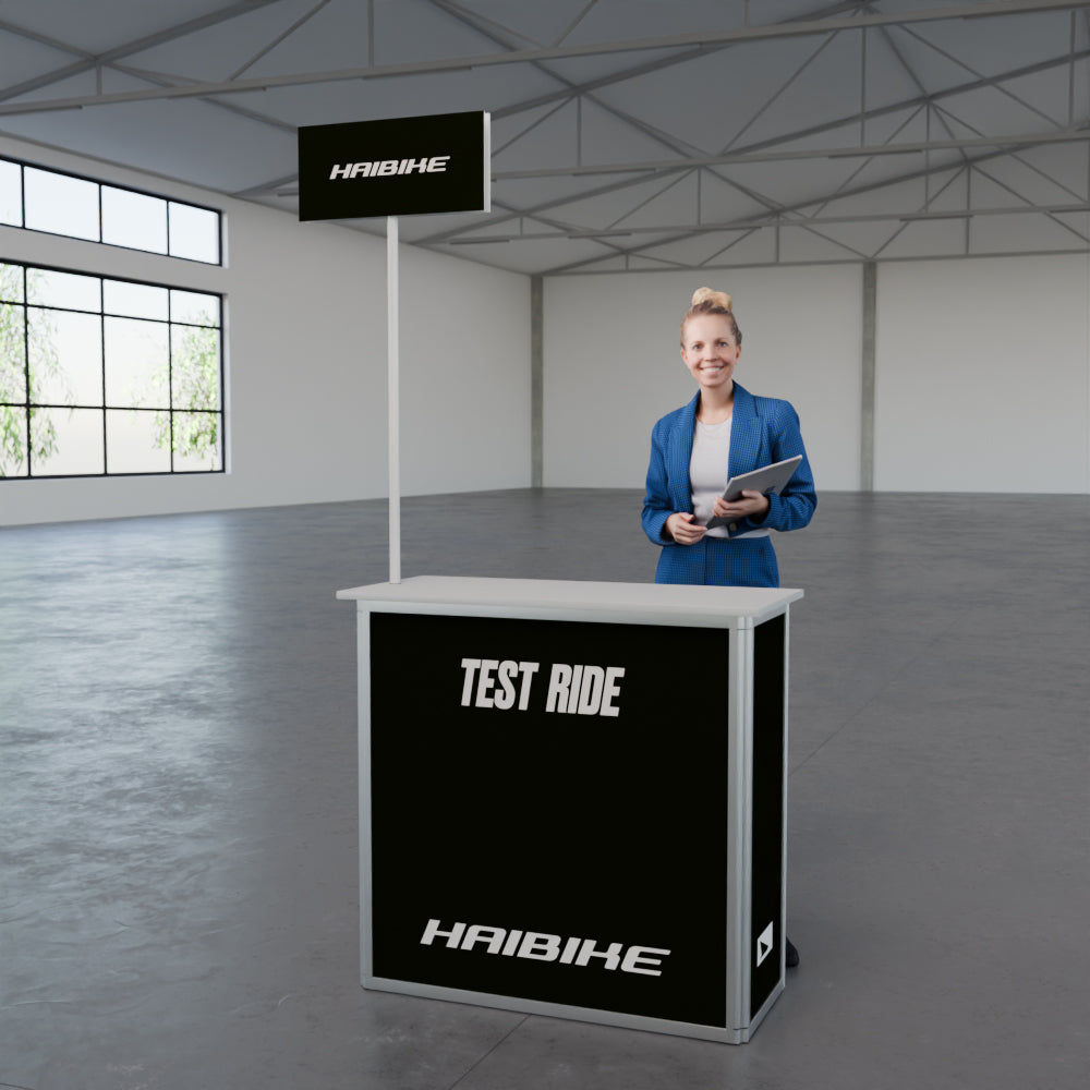 Mobile Messetheke abschließbar "AluFold Pro 1L"