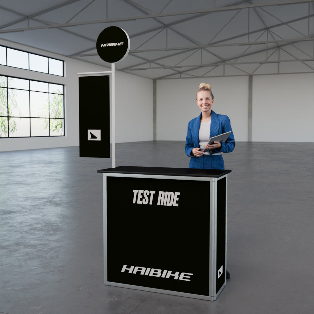 Mobile Messetheke abschließbar "AluFold Pro 1L"