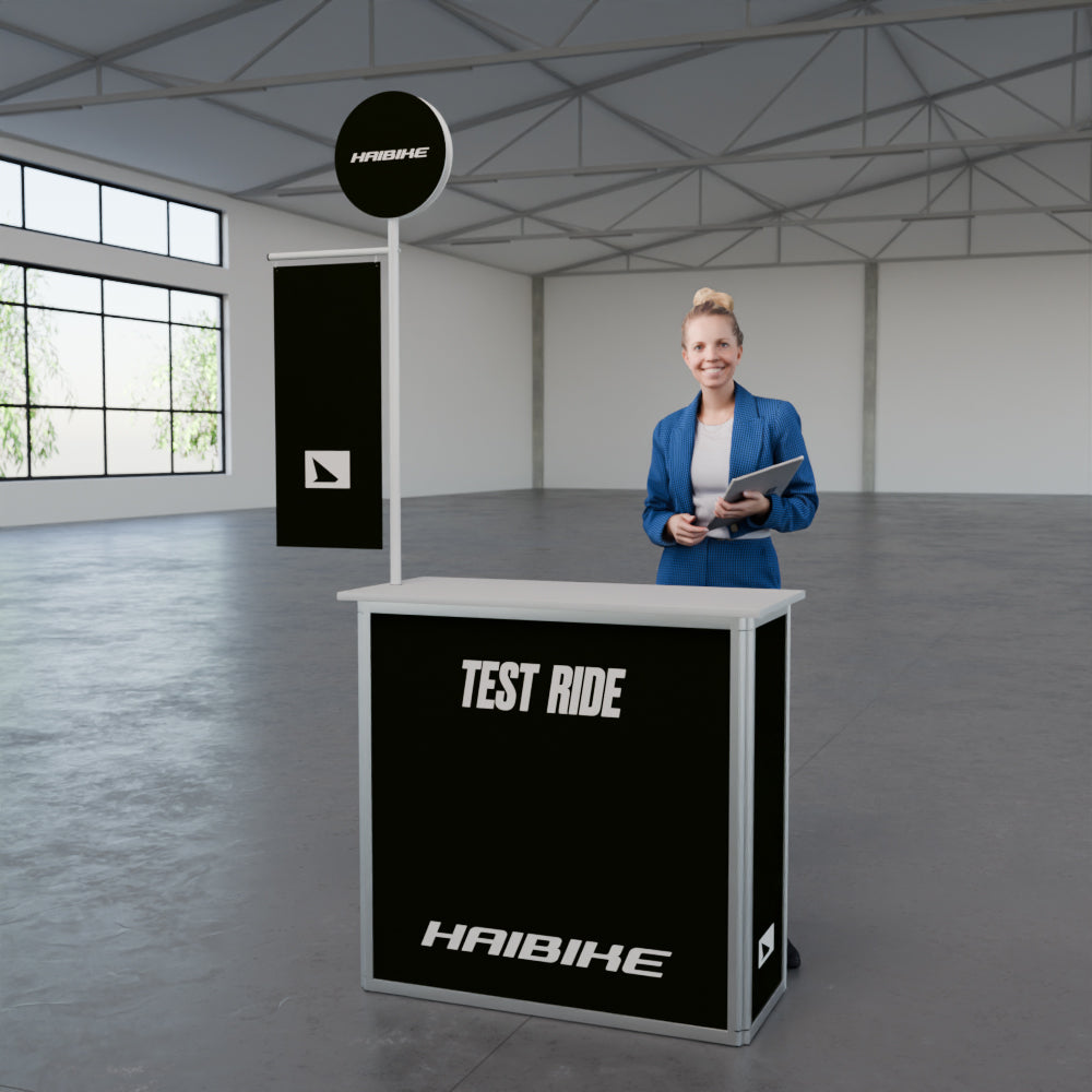 Mobile Messetheke abschließbar "AluFold Pro 1L"