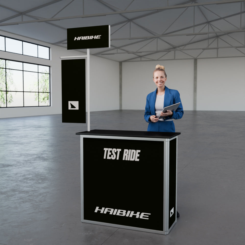 Mobile Messetheke abschließbar "AluFold Pro 1L"