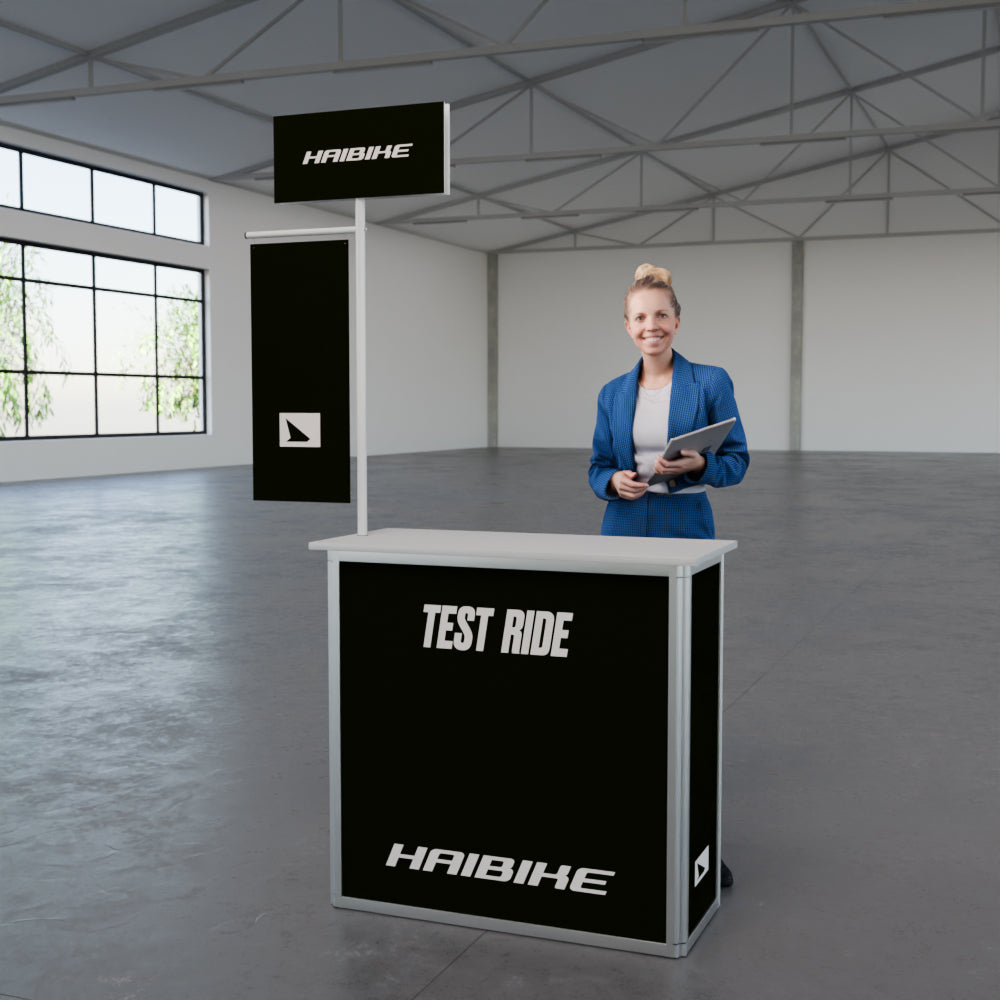 Mobile Messetheke abschließbar "AluFold Pro 1L"