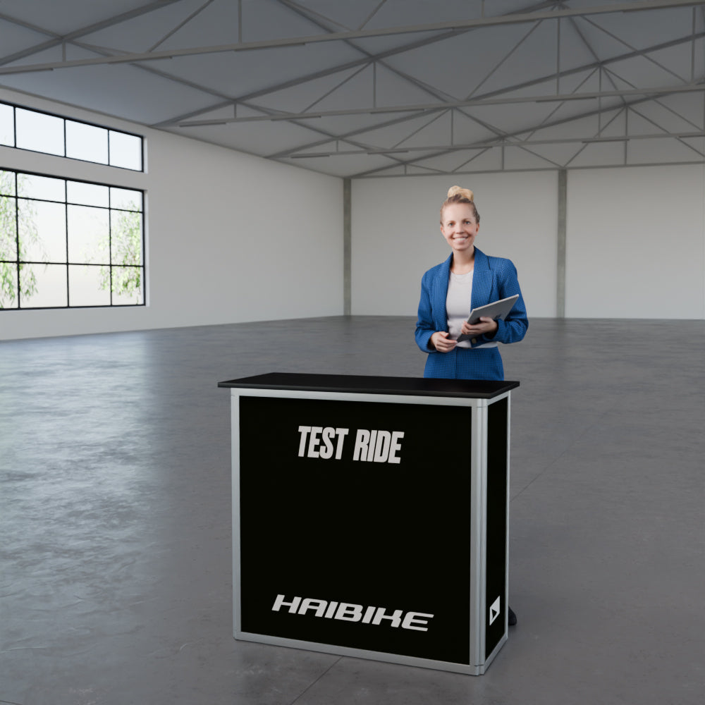 Mobile Messetheke abschließbar "AluFold Pro 1L"