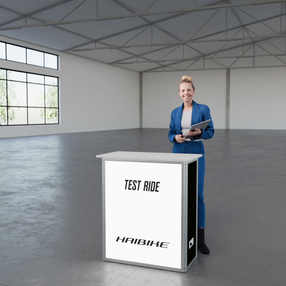 Werbetheke faltbar mit Digitaldruck "AluFold Pro 1M"