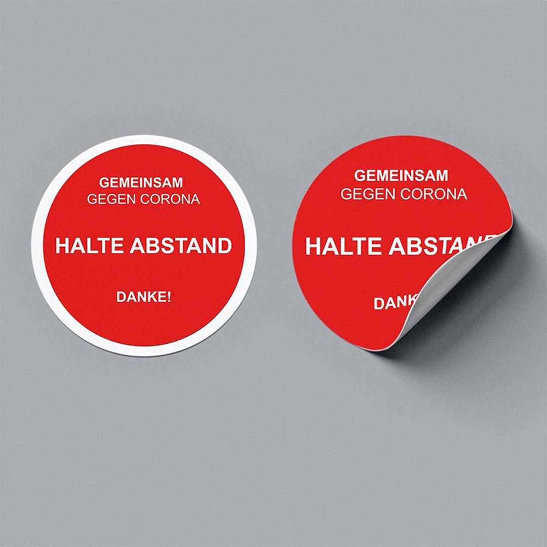 Fussbodenaufkleber 50 x 50 cm