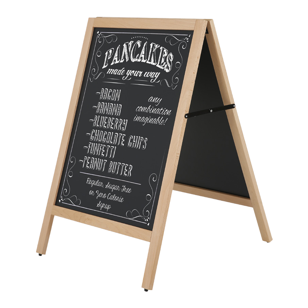 Holz Kundenstopper Tafel A1