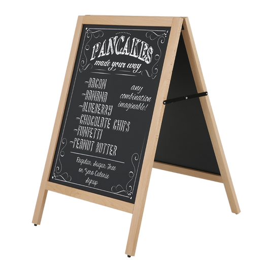 Holz Kundenstopper Tafel A1