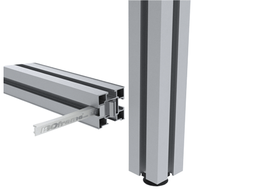 Messetresen gebogen (30°) ISOframe ISObar