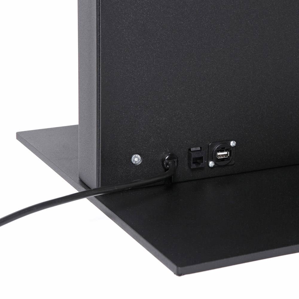 Digitale Infostele 43" mit Prospekthalter