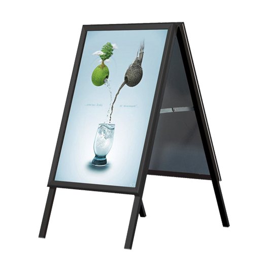 Kundenstopper Business Black