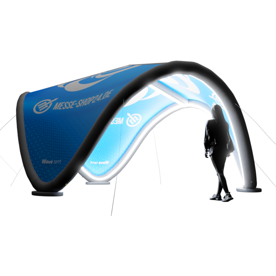 Beleuchteter LED Pavillon 5x5m aufblasbar