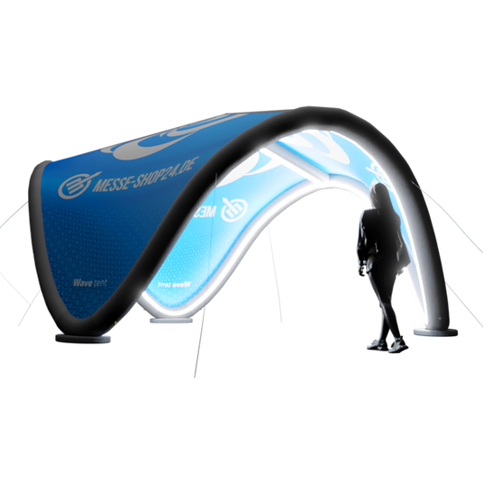 Beleuchteter LED Pavillon 5x5m aufblasbar