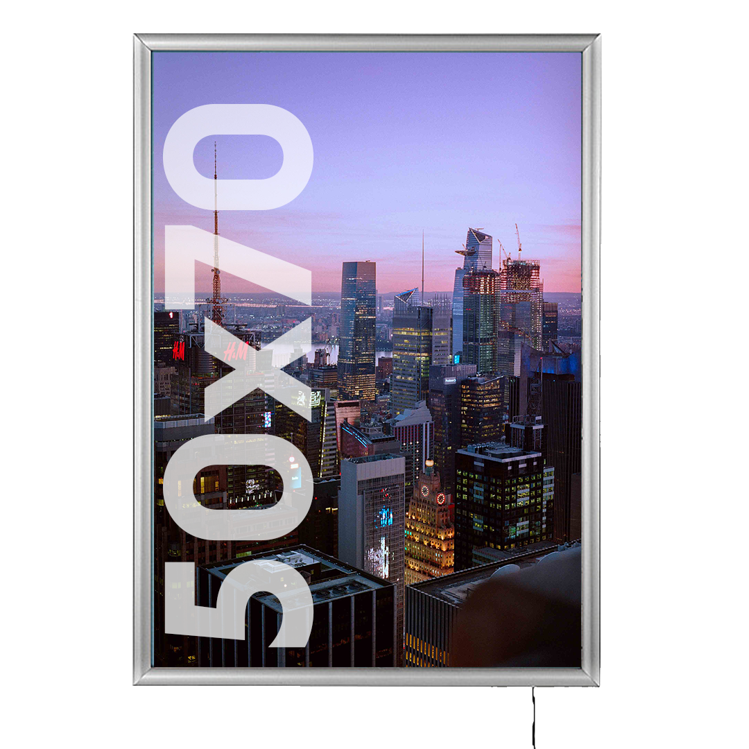 LED Klapprahmen 50 x 70 cm