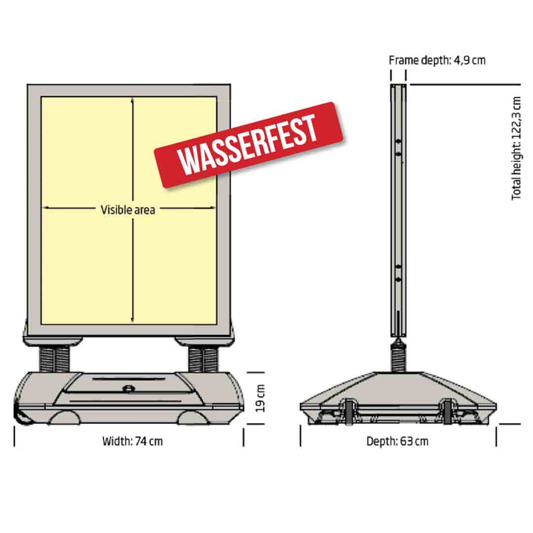 LED Kundenstopper Pro