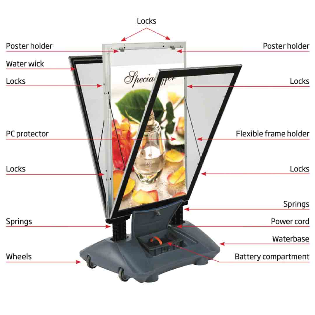 LED Kundenstopper Pro