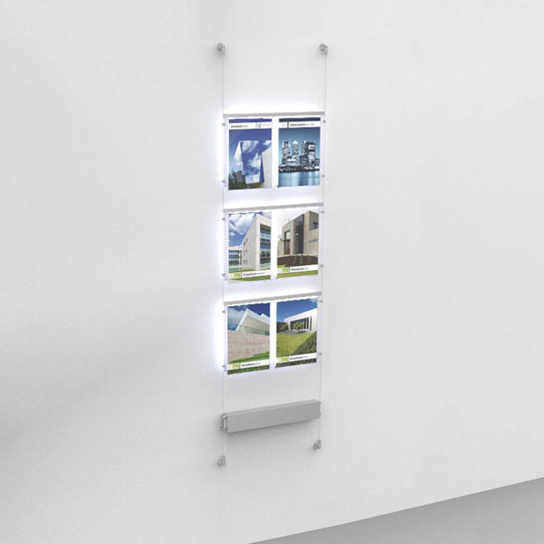 LED Leuchtrahmen A4 "fly shine light"