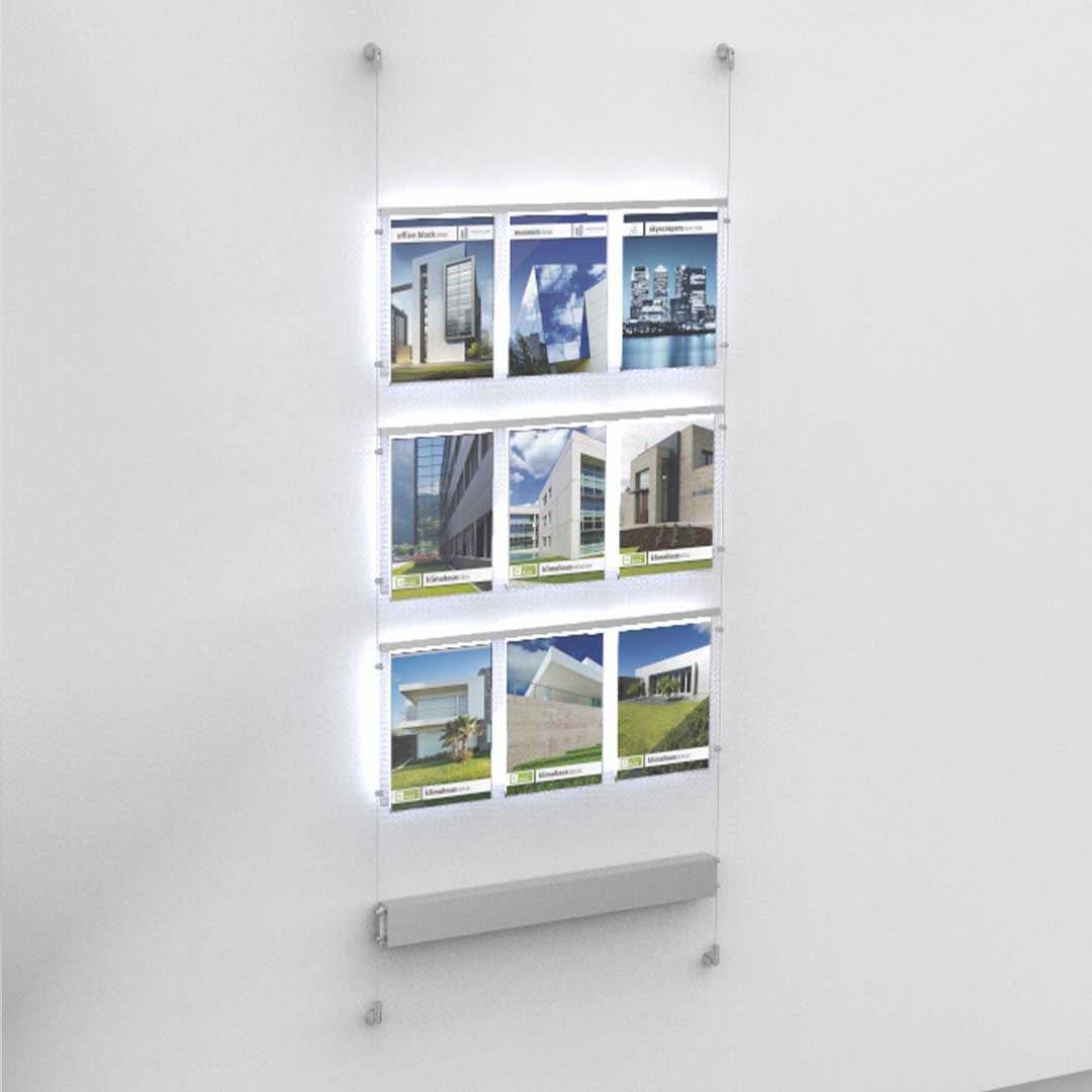 LED Leuchtrahmen A4 "fly shine light"