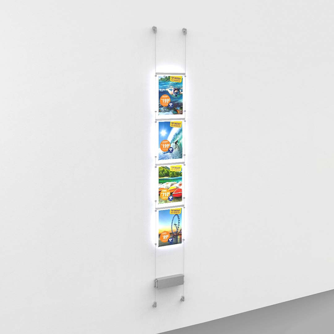 LED Leuchtrahmen A4 "fly shine light"