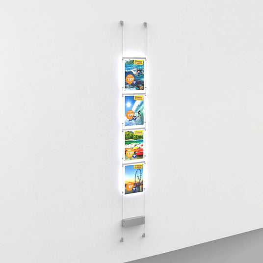 LED Leuchtrahmen A4 "fly shine light"