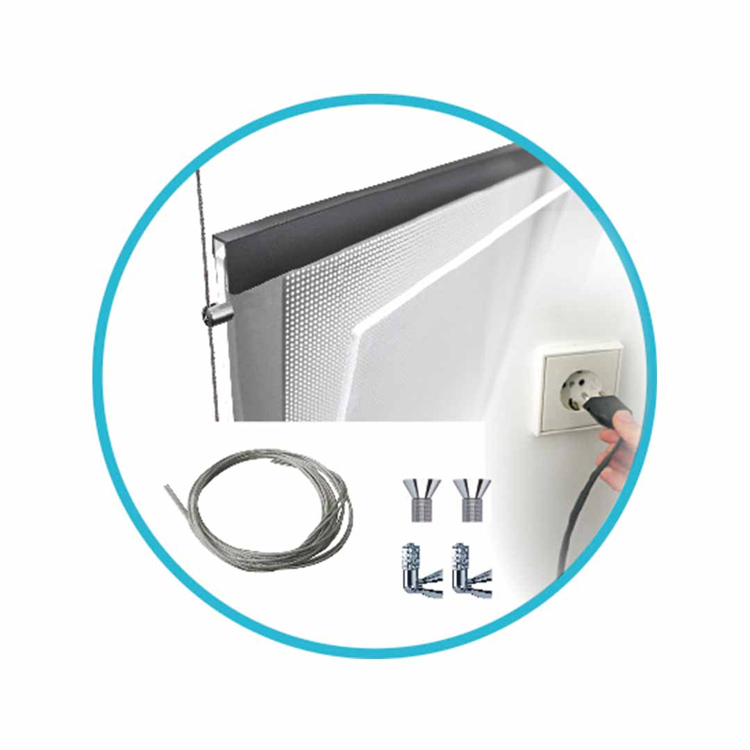 LED Leuchtrahmen A3 "fly shine light"