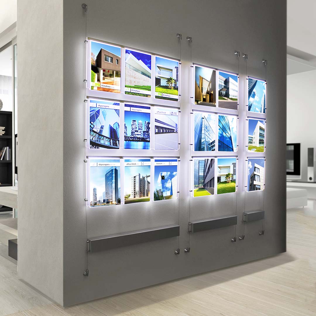 LED Leuchtrahmen A3 "fly shine light"