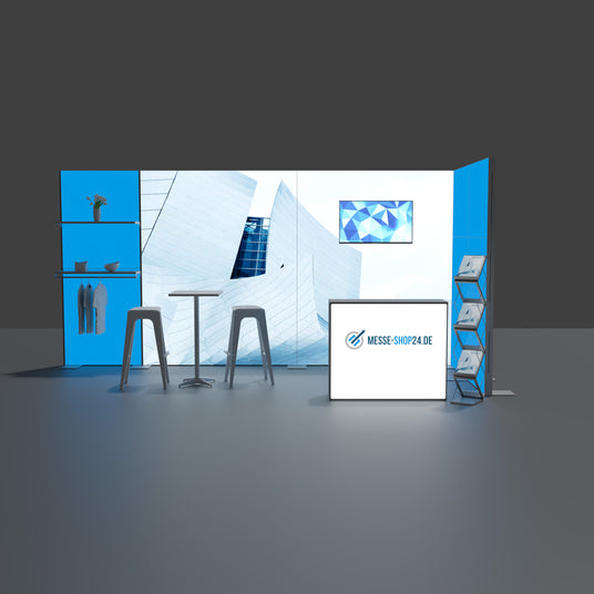LED Messe Eckstand 5x2m