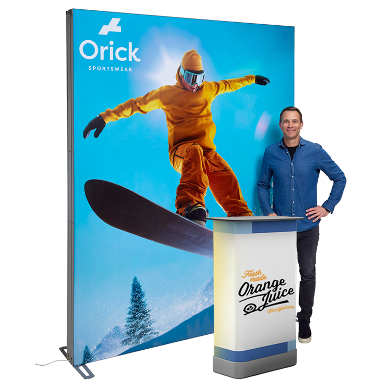 LED Messestand Set 3.1 mit Koffer