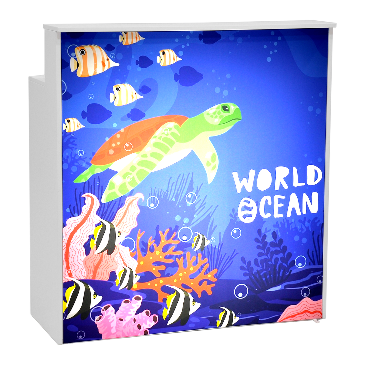 LED Messetheke BAR, abschließbar