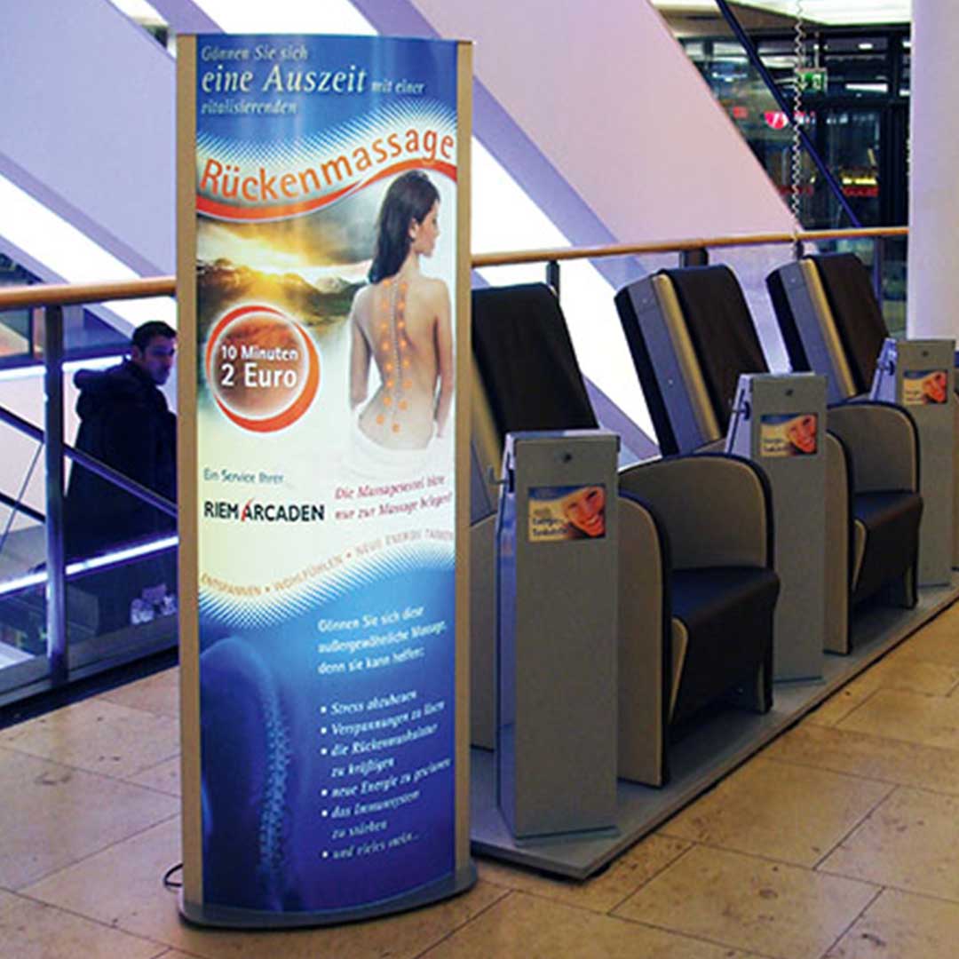 LED Werbepylone „HM Lightstand“